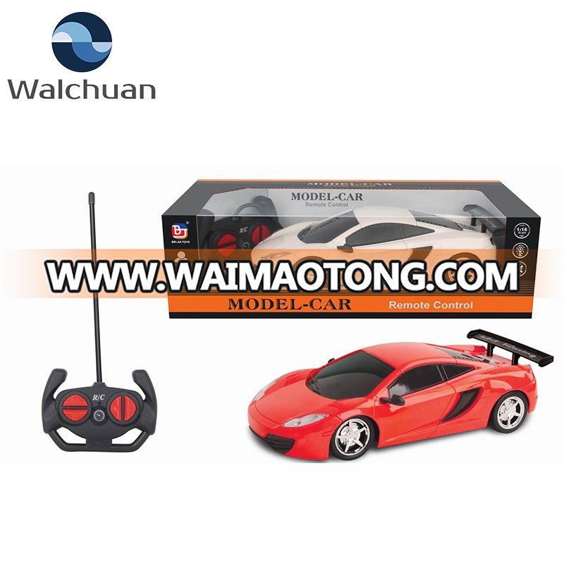 Hot Sale RC Toy Remote Control Car 1:16 4CH Speed Cheap Plastic Toy Cars Freewheel Car Model